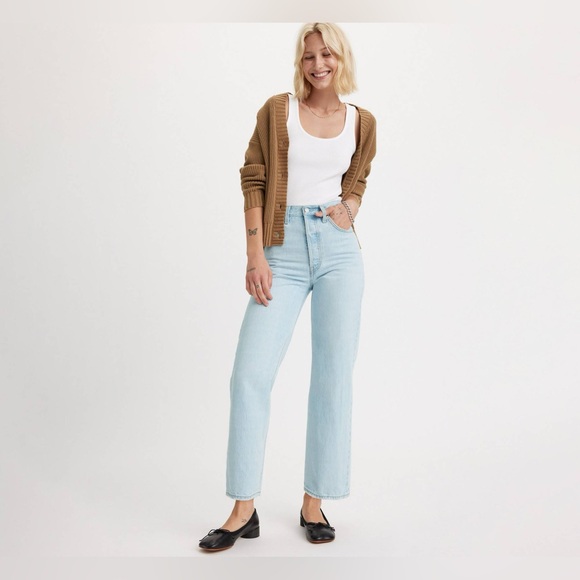 Levi's Women's Ribcage Straight Ankle Jeans - Picture 1 of 2